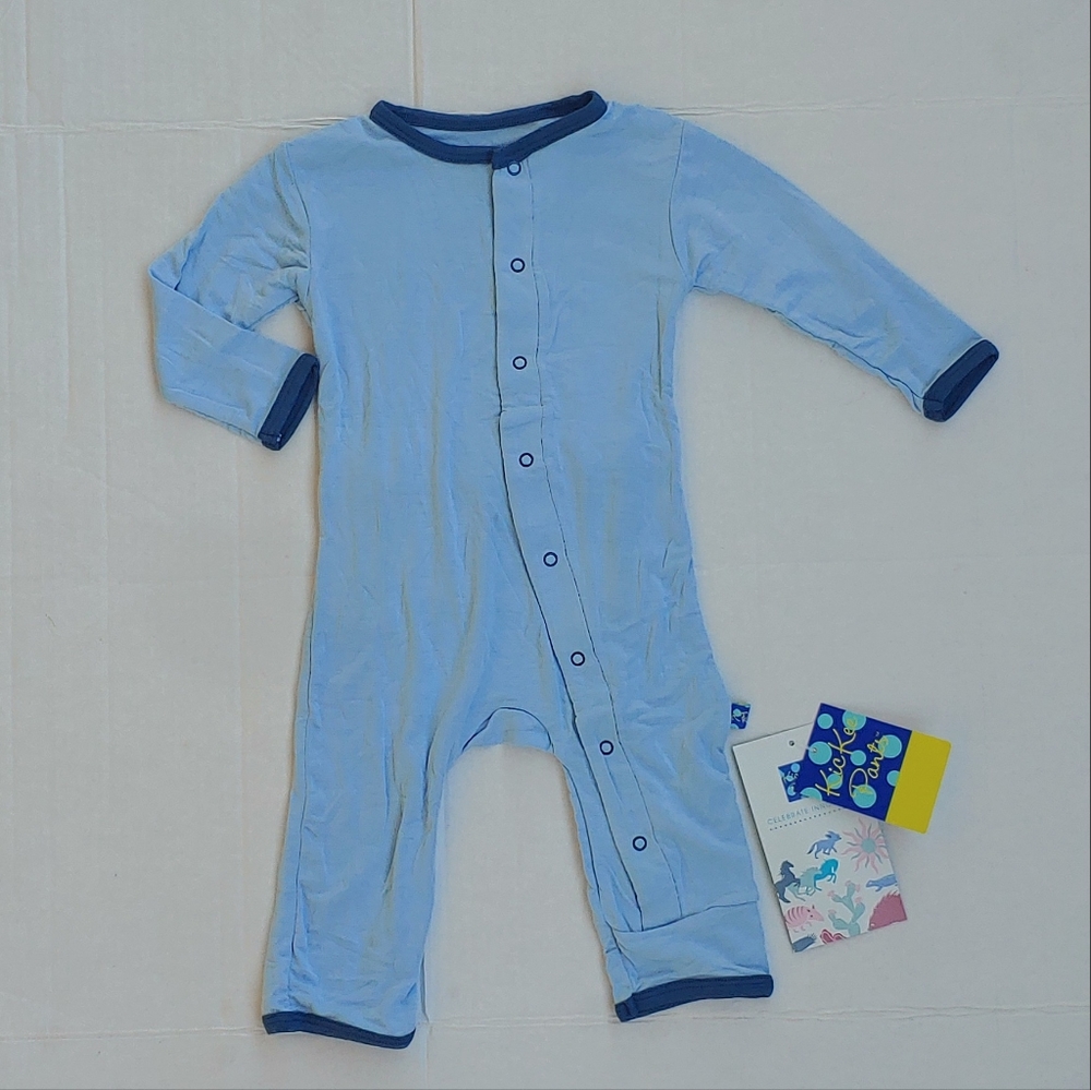 Brand new with tags Kickee pants boys romper proud brother 3-6m